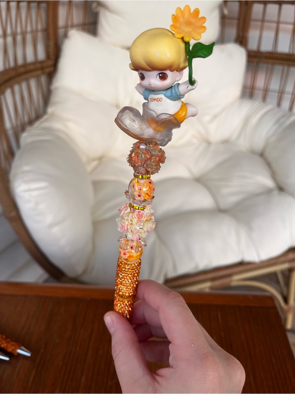 Dimoo beaded pen (medium extended) - Picture 1 of 2